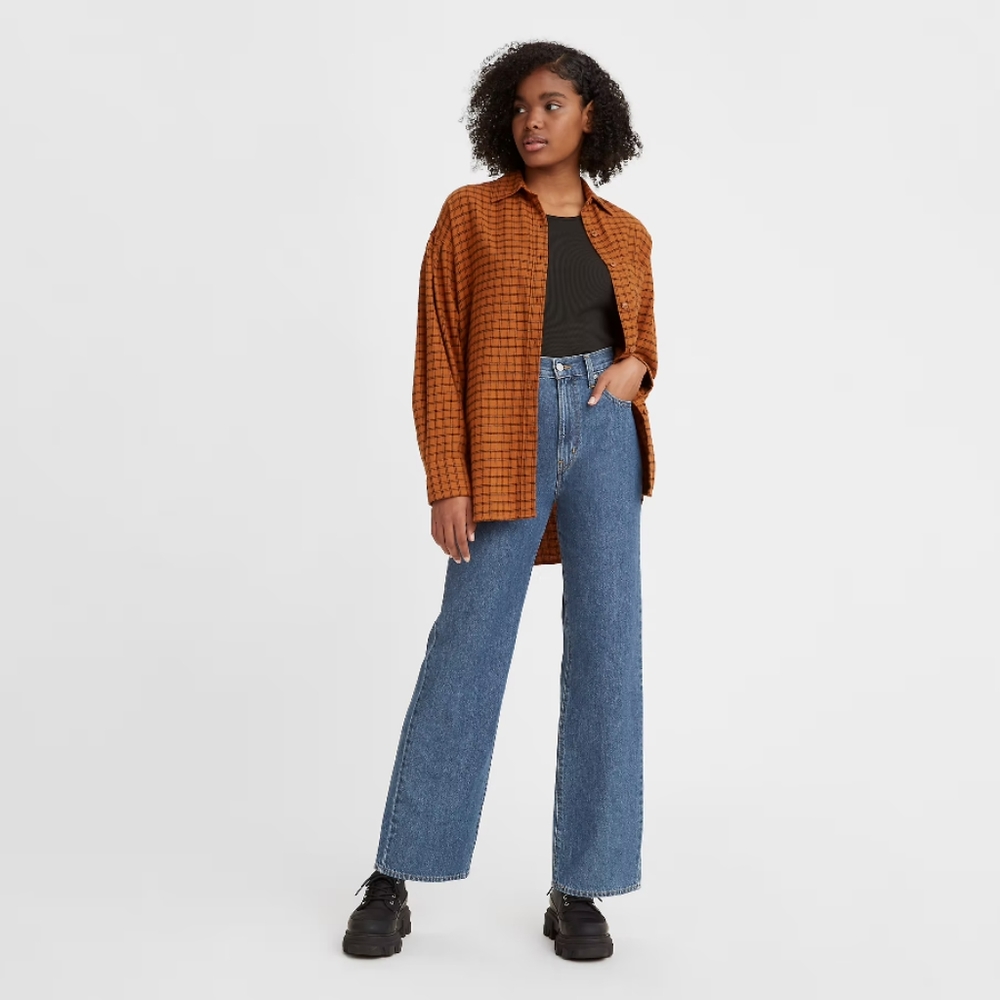 Levi's High Waisted Straight Jeans